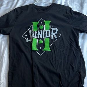 Large Black Junior H T-Shirt